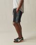Men's Colorblock Sweatshort - Black Stormy Weather